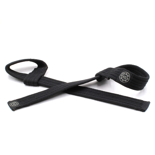 Кистевые лямки KG Black Heavy Duty — повышенная прочность для становой тяги