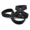 Кистевые лямки восьмёрки KG Black Heavy Duty — максимальная фиксация для становой тяги
