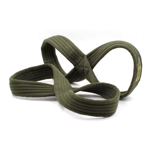 Кистевые лямки восьмёрки KG Olive Heavy Duty — фиксация для становой тяги