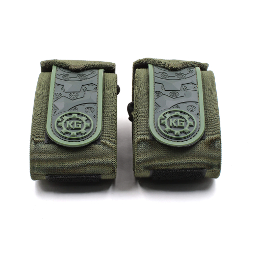 Локтевые бинты KG Olive Heavy Duty с липучкой — поддержка локтя при жиме лёжа