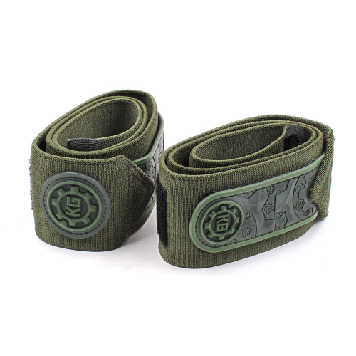 Локтевые бинты KG Olive Heavy Duty с липучкой — поддержка локтя при жиме лёжа