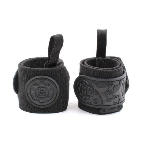 Кистевые бинты KG Black Heavy 60 см — жёсткие бинты для жима лёжа и пауэрлифтинга