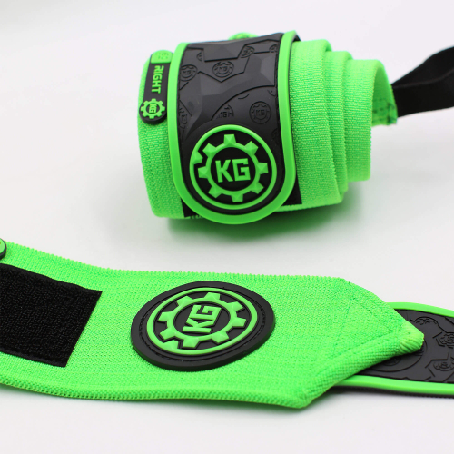 Кистевые бинты KG Neon Heavy 60 см — максимальная жёсткость для жима лёжа