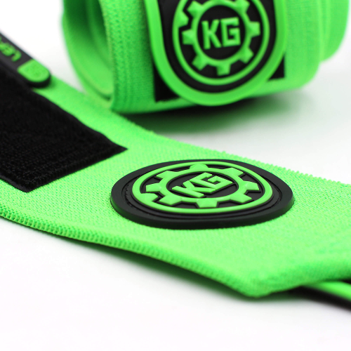 Кистевые бинты KG Neon Heavy 60 см — максимальная жёсткость для жима лёжа