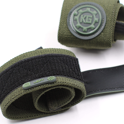 Кистевые бинты KG Olive Light 45 см — лёгкая поддержка для жима и тренировок