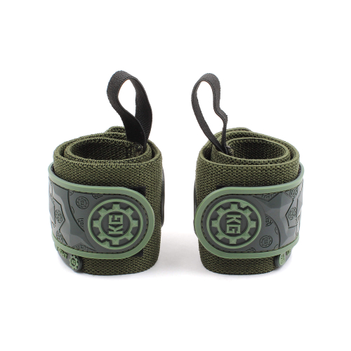 Кистевые бинты KG Olive Light 45 см — лёгкая поддержка для жима и тренировок