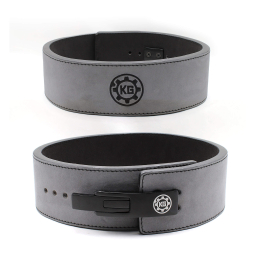 Пояс с карабином Split Leather Grey