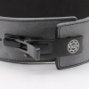 Пояс KG Split Leather Grey — фиксация и стабильность в силовой базе